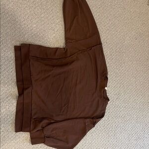 Brown Long Sleeve Sweatshirt